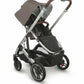 UPPAbaby Cruz V2 Stroller - Theo (Dark Taupe / Silver / Chestnut Leather) - Traveling Tikes 