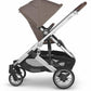 UPPAbaby Cruz V2 Stroller - Theo (Dark Taupe / Silver / Chestnut Leather) - Traveling Tikes 