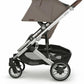 UPPAbaby Cruz V2 Stroller - Theo (Dark Taupe / Silver / Chestnut Leather) - Traveling Tikes 