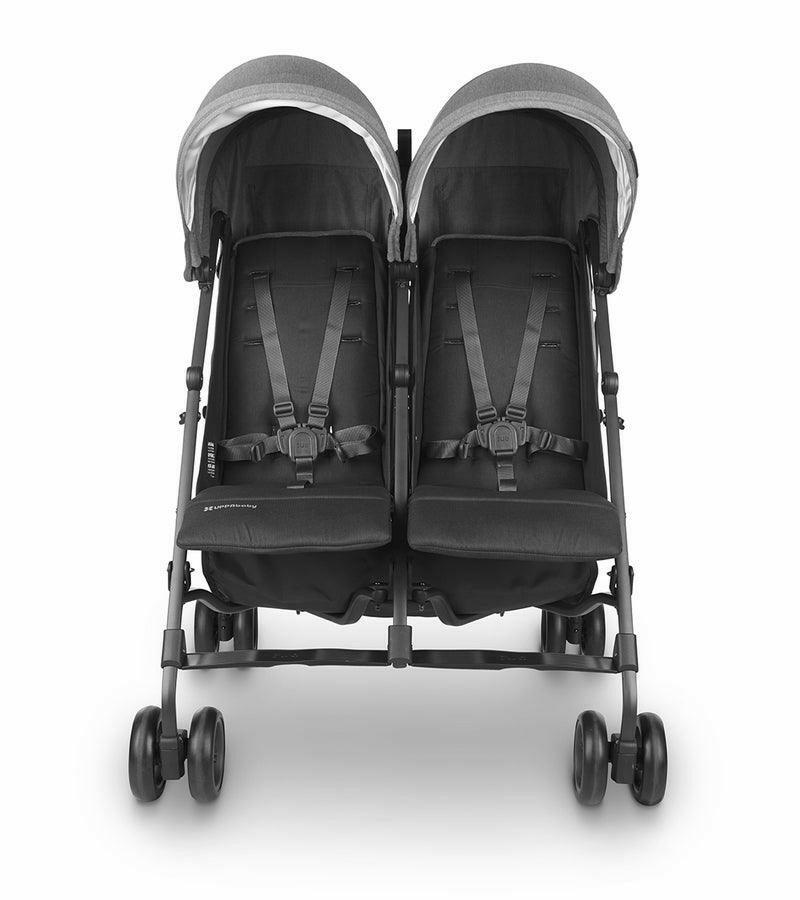 UPPAbaby G-LINK V2 Double Stroller - Greyson (Charcoal Melange / Carbon)