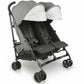 UPPAbaby G-LINK V2 Double Stroller - Greyson (Charcoal Melange / Carbon)