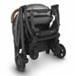 UPPAbaby MINU V2 Compact Stroller - Greyson (Charcoal Melange / Carbon / Saddle Leather) - Traveling Tikes 