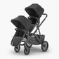 UPPAbaby RumbleSeat V2+ - Jake (Charcoal / Carbon Frame / Black Leather) - Traveling Tikes 