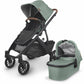 UPPAbaby VISTA V2 Stroller - Gwen (Green Melange / Carbon / Saddle Leather) - Traveling Tikes 