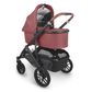 UPPAbaby Vista V2 Stroller - Lucy (Red Melange/Black/Brown Leather)