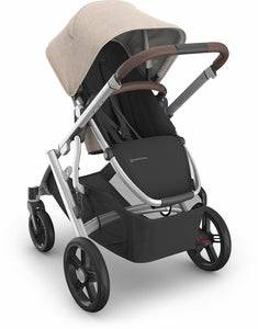 UPPAbaby Vista V3 Stroller - Declan - Oat Mélange | Silver Frame | Chestnut Leather