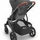 UPPAbaby Vista V3 Stroller - Greyson - Charcoal Mélange | Carbon Frame | Saddle Leather