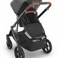 UPPAbaby Vista V3 Stroller - Greyson - Charcoal Mélange | Carbon Frame | Saddle Leather