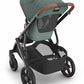 UPPAbaby Vista V3 Stroller - Gwen - Green Mélange | Carbon Frame | Saddle Leather