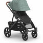 UPPAbaby Vista V3 Stroller - Gwen - Green Mélange | Carbon Frame | Saddle Leather