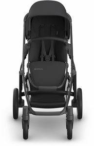 UPPAbaby Vista V3 Stroller - Jake - Charcoal | Carbon Frame | Black Leather