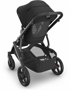 UPPAbaby Vista V3 Stroller - Jake - Charcoal | Carbon Frame | Black Leather