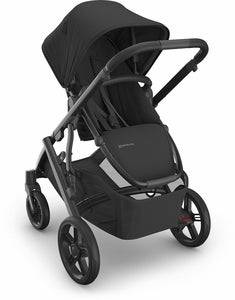 UPPAbaby Vista V3 Stroller - Jake - Charcoal | Carbon Frame | Black Leather