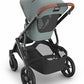 UPPAbaby Vista V3 Stroller - Kenzi - Mystic Aqua | Carbon Frame | Saddle Leather