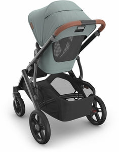 UPPAbaby Vista V3 Stroller - Kenzi - Mystic Aqua | Carbon Frame | Saddle Leather