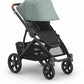 UPPAbaby Vista V3 Stroller - Kenzi - Mystic Aqua | Carbon Frame | Saddle Leather