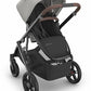 UPPAbaby Vista V3 Stroller - Savannah - Pearl Gray Jacquard | Carbon Frame | Chestnut Leather