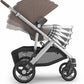 UPPAbaby Vista V3 Stroller - Theo - Dark Taupe | Silver Frame | Chestnut Leather