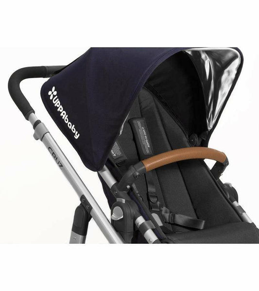 UPPAbaby Vista/Cruz Leather Bumper Bar Cover - Saddle - Traveling Tikes 