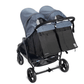 Valco Baby Slim Twin Double Stroller - Glacier - Traveling Tikes 