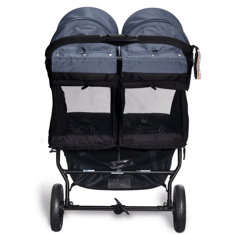 Valco Baby Slim Twin Double Stroller - Glacier - Traveling Tikes 