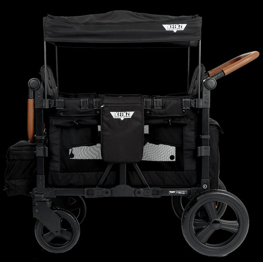 Keenz Vyo͞o The Seating Chameleon Stroller Wagon 2-Passengers - Black