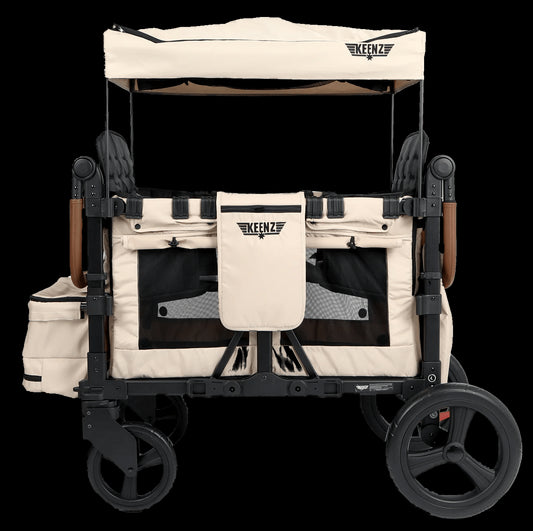 Keenz Vyo͞o The Seating Chameleon Stroller Wagon 4-Passengers - Mocha