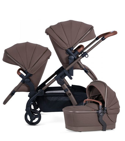 Silver Cross Wave 3 Complete Single-to-Double Stroller - Caramel