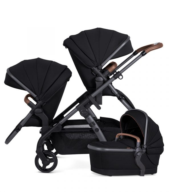 Silver Cross Wave 3 Complete Single-to-Double Stroller - Licorice