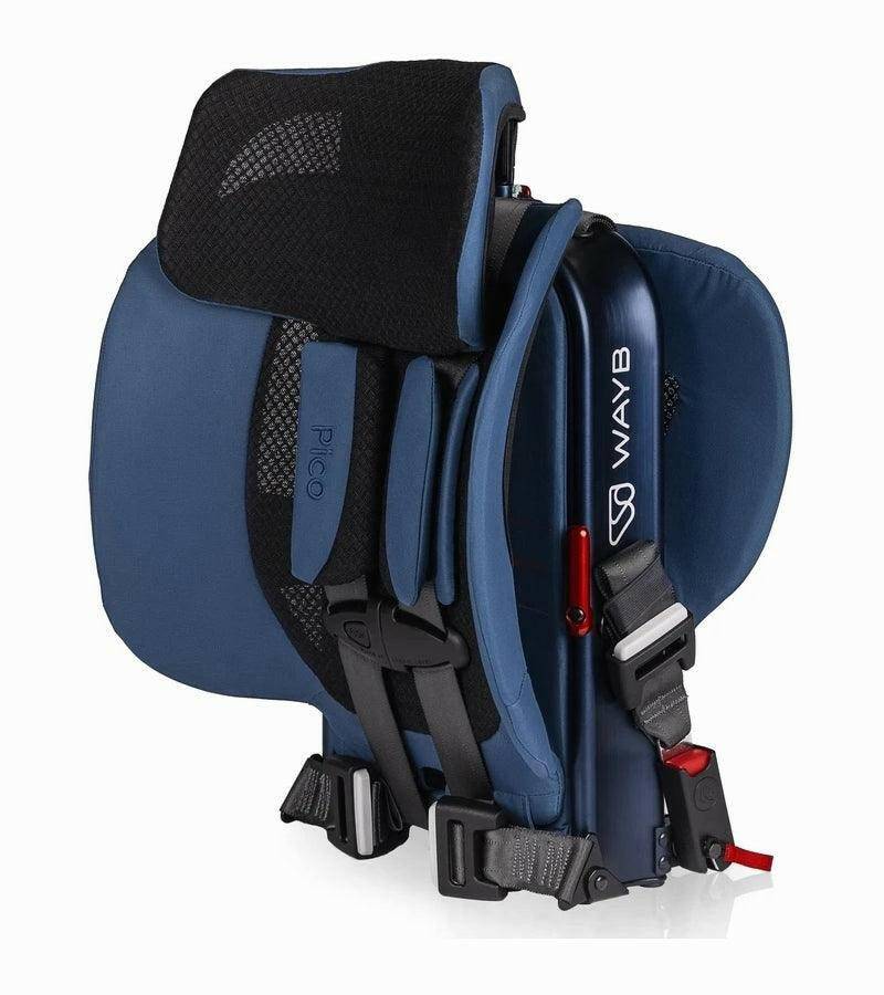 WAYB Pico Portable Car Seat + Carry Bag Bundle - Midnight - Traveling Tikes 