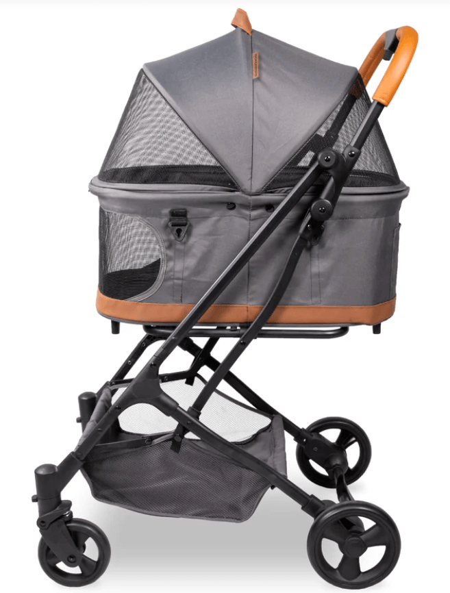 Wonderfold Folding P2 Pet Stroller - Graphite Grey - Traveling Tikes 