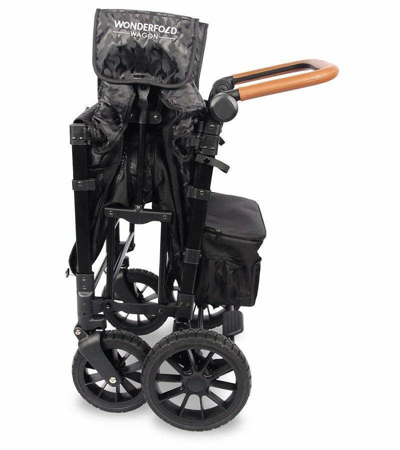 Wonderfold W2 Luxe (W2S 2.0) Multifunctional Double (2 seater) Stroller Wagon - Elite Black Camo - Traveling Tikes 