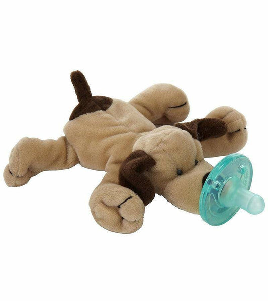 Wubbanub Pacifier-Brown Puppy - Traveling Tikes 