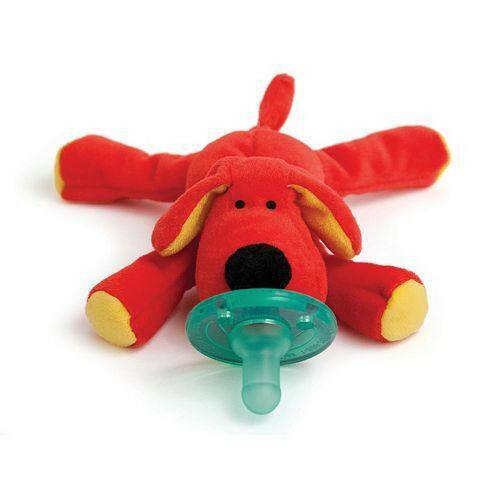 Wubbanub Pacifier-Red Dog - Traveling Tikes 