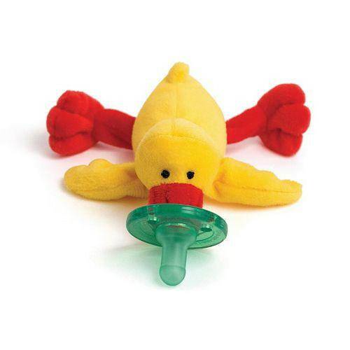 Wubbanub Pacifier-Yellow Duck - Traveling Tikes 