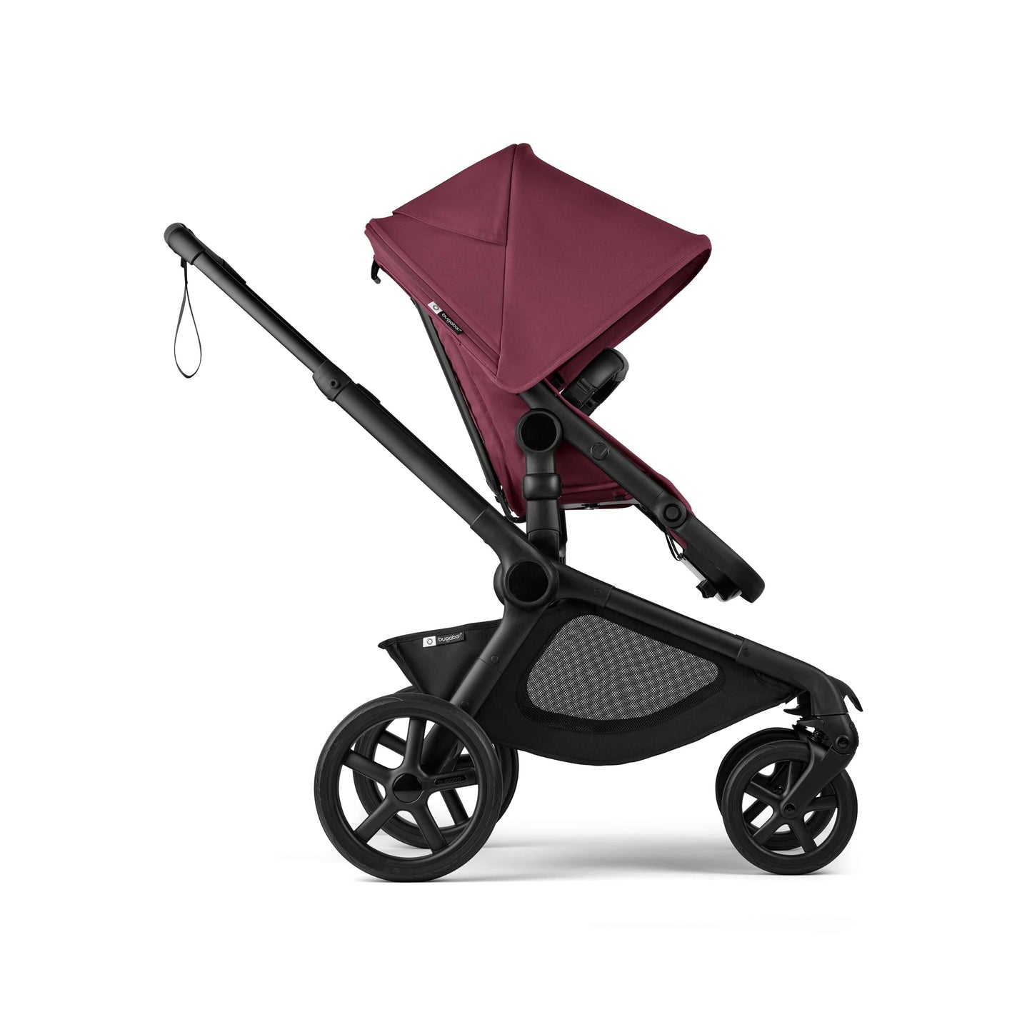 Bugaboo Kangaroo Complete - Black/Dark Cherry-Dark Cherry