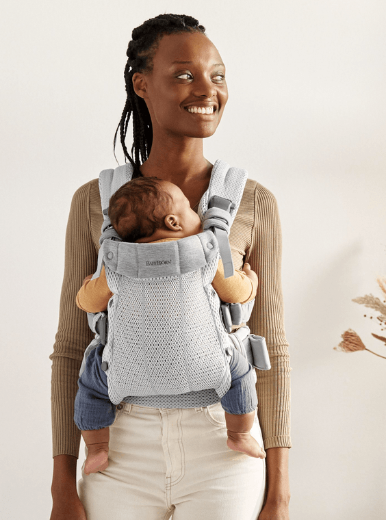 Baby Bjorn Baby Carrier Harmony - Silver - Traveling Tikes 