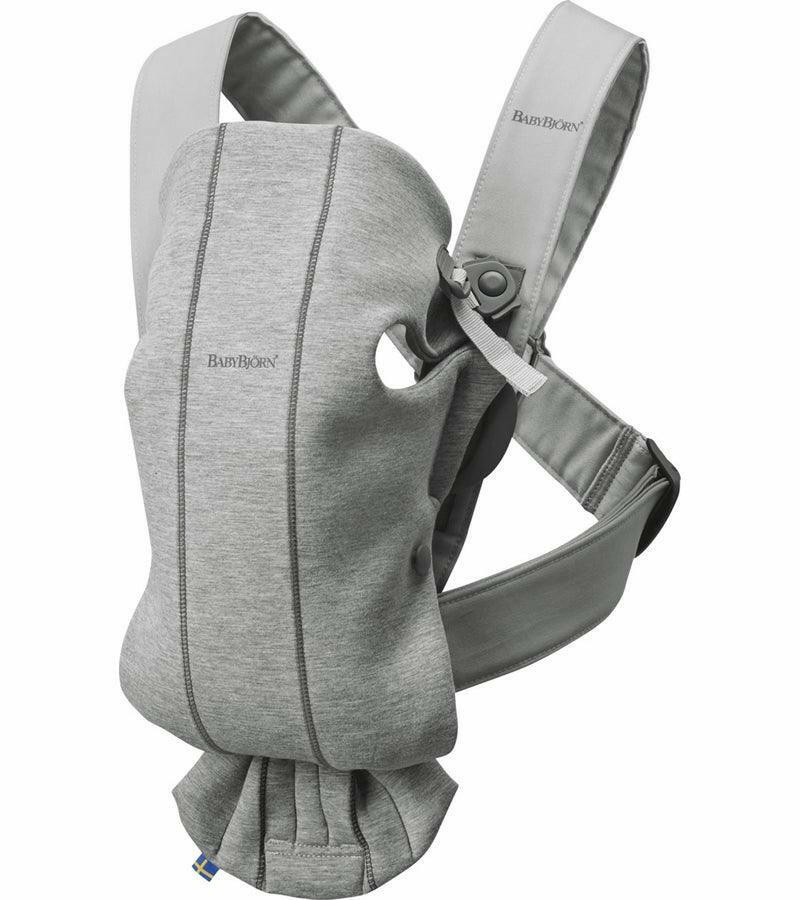 Baby Bjorn Baby Carrier Mini 3D Jersey- Light Gray - Traveling Tikes 