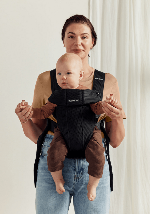 Baby Bjorn Baby Carrier Mini 3D Mesh- Black - Traveling Tikes 