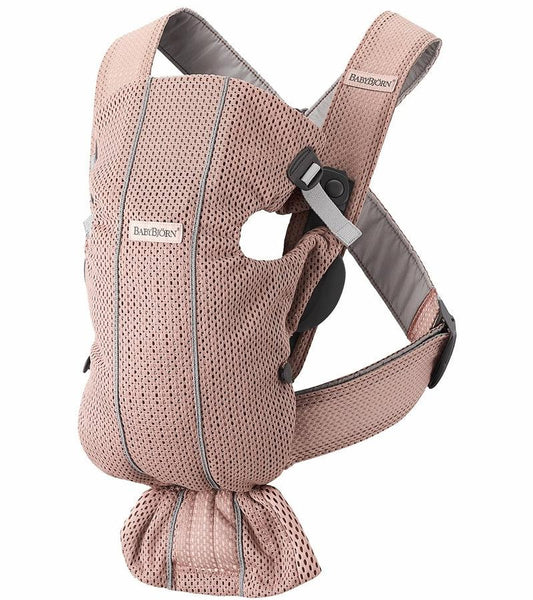 Baby Bjorn Baby Carrier Mini 3D Mesh- Dusty Pink - Traveling Tikes 