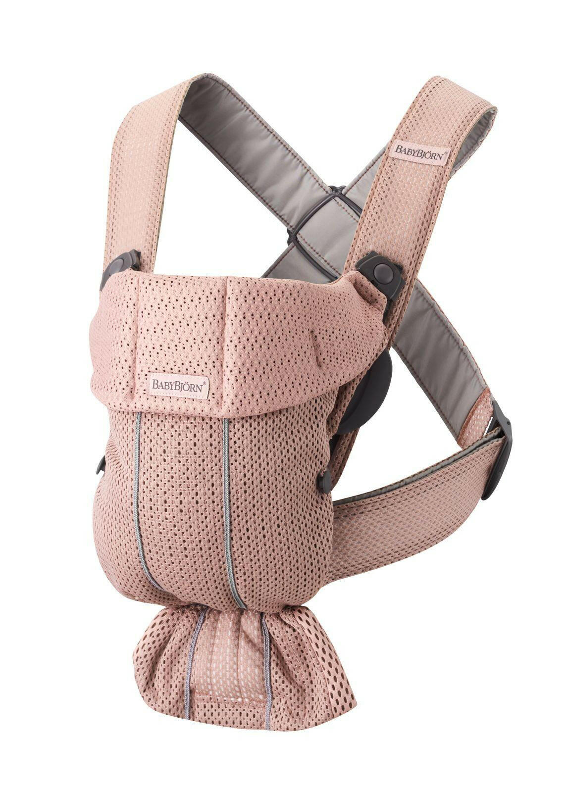 Baby Bjorn Baby Carrier Mini 3D Mesh- Dusty Pink - Traveling Tikes 
