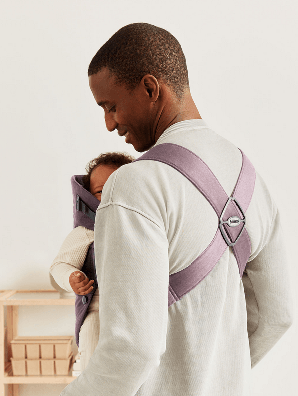 Baby Bjorn Baby Carrier Mini Cotton - Purple - Traveling Tikes 