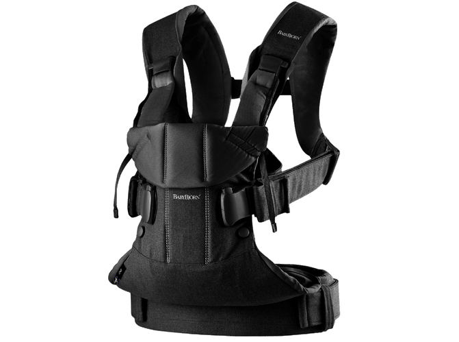 Baby Bjorn 2019 Baby Carrier One - Black Cotton Mix - Traveling Tikes 