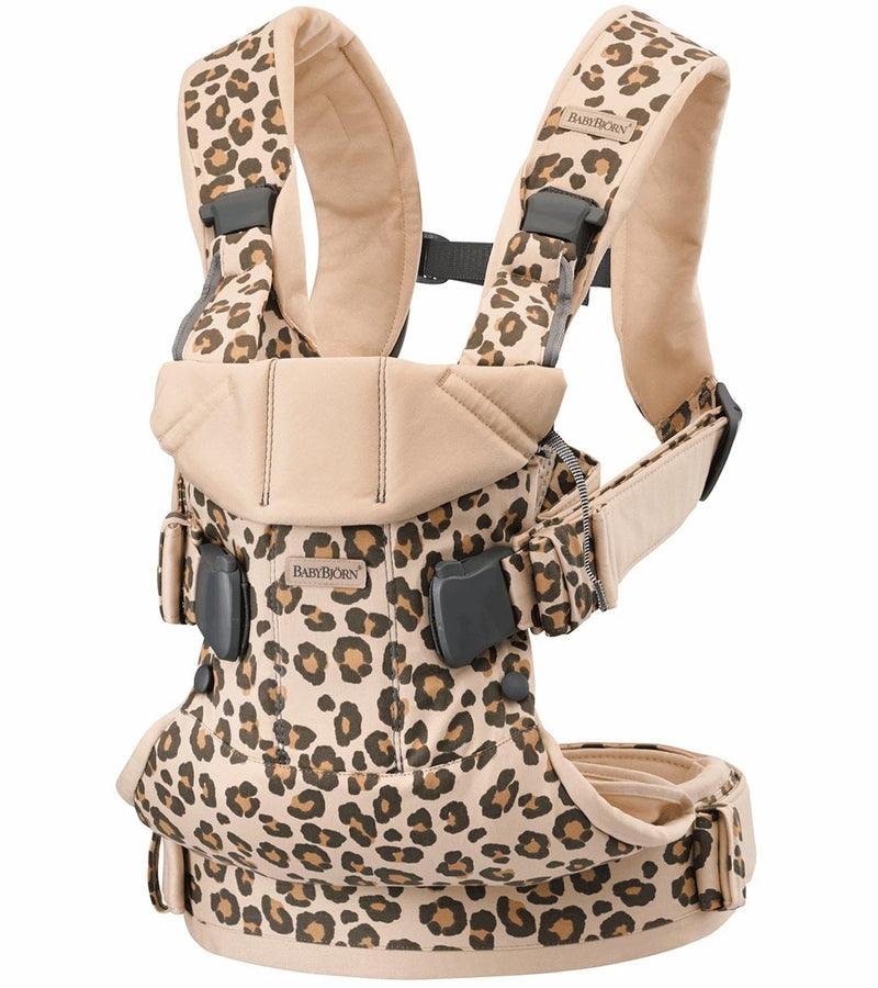 Baby Bjorn Baby Carrier One, Cotton - Beige Leopard - Traveling Tikes 