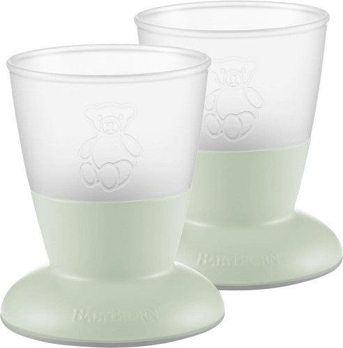 Baby Bjorn Baby Cup, 2-pack, Powder Green - Traveling Tikes 