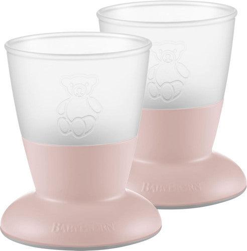 Baby Bjorn Baby Cup, 2-pack, Powder Pink - Traveling Tikes 