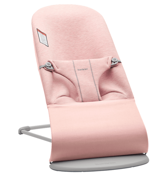 Baby Bjorn Bouncer Bliss - Soft Selection - Light Pink 3D Jersey - Traveling Tikes 