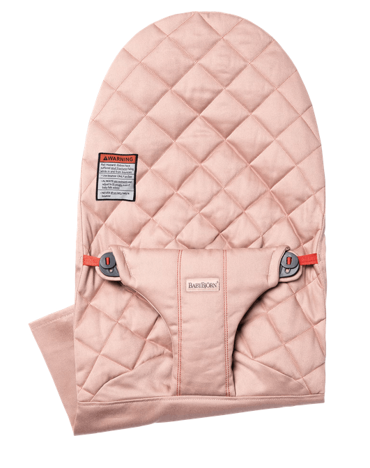 Baby Bjorn Fabric Seat Classic Quilted Cotton - Old Rose - Traveling Tikes 