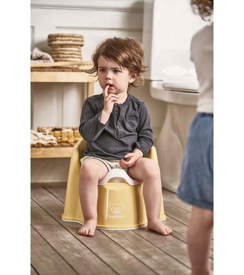 Baby Bjorn Potty Chair - Powder Yellow/White - Traveling Tikes 