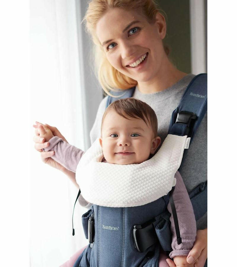 Baby Bjorn Teething Bib for Baby Carrier One - White - Traveling Tikes 